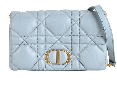 Caro Bag, £1,800, Handbags, Blue, Leather, Front view